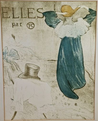  Henri de TOULOUSE-LAUTREC (1864-1901) (after)
Elles 
Album of eleven reproductions... Gazette Drouot