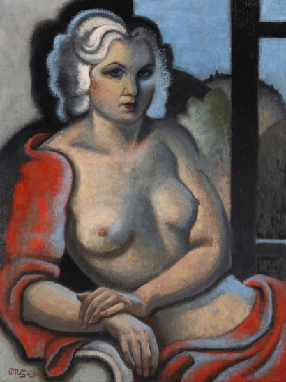 Jean Metzinger JEAN METZINGER (1883-1956)

Femme assise devant la fenêtre (Le modèle... Gazette Drouot
