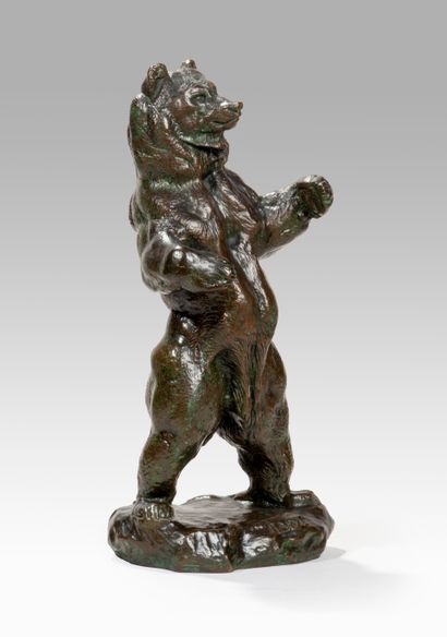 Antoine-Louis Barye BARYE Antoine-Louis (1795-1875 Français)

Ours debout
Bronze... Gazette Drouot