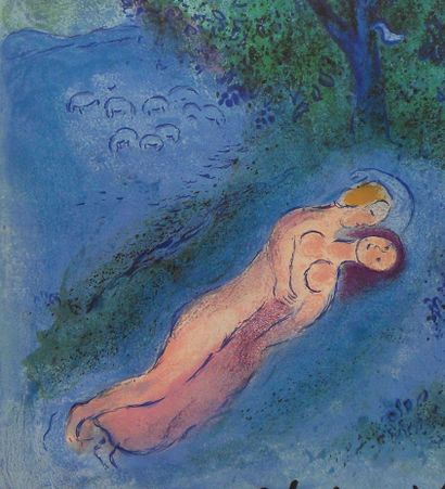null MARC CHAGALL (1887-1985)
Daphnis and Chloe, 1987

Original vintage poster (Atelier...