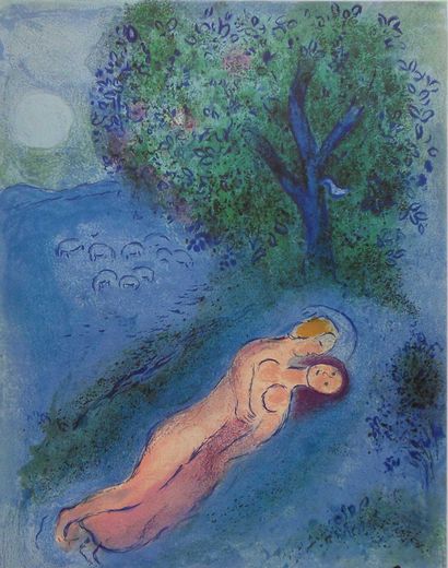 null MARC CHAGALL (1887-1985)
Daphnis and Chloe, 1987

Original vintage poster (Atelier...