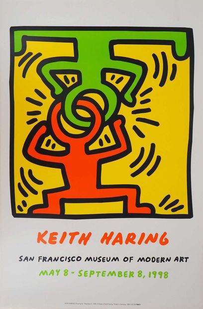 null KEITH HARING (1958-1990)(after)
The attraction of opposites, 1998

Silkscreen
Signed...