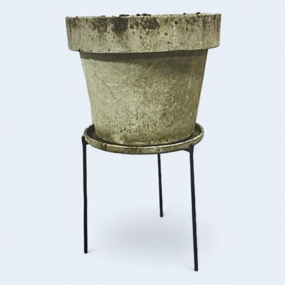 null WILLY GUHL (1915-2004). "Rondo". Circa 1955. Flower pot on base composed of...