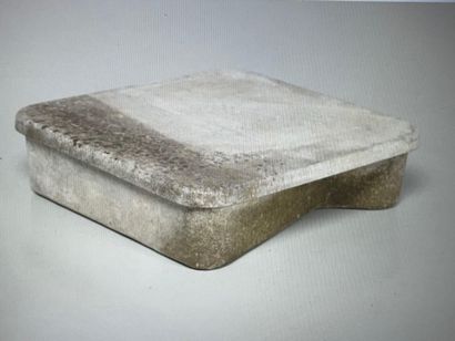 null WILLY GUHL (1915-2004). Circa 1954. "Sand box". Outdoor coffee table forming...