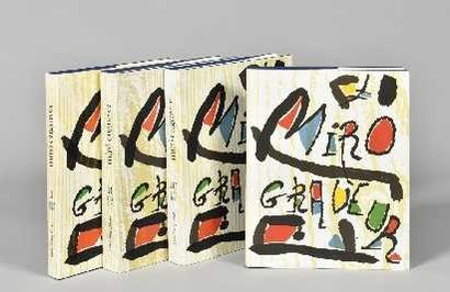 null MIRO GRAVEUR (4 volumes). Daniel Lelong, Paris, 1984-2001. Collection complète...