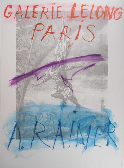 null ARNULF RAINER (1929)
Eiffel Tower and informal composition, 1990

Color lithograph...