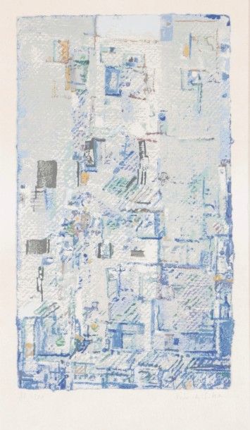 MARIA HELENA VIEIRA DA SILVA (1908-1992) Untitled
Silkscreen on paper

Signed

Numbered... Gazette Drouot