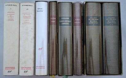  LA PLEIADE: Lot de 8 volumes: (L31): Stendhal. Romans et nouvelles en 2 tomes.
Album... Gazette Drouot