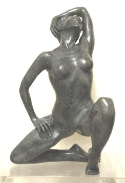 null PIRES Yves (né en 1958), "Liberté", (Haut: 37cm) Signé et numéroté E.A II/I...