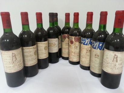 Grands vins de Bordeaux: Cheval blanc, Latour,...