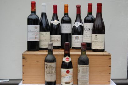 null 190 et suivant : 200 lots de vins (Bordeaux - Bourgogne dont nombreuses demi...