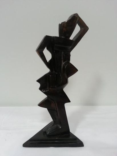 null Donald LABORIE (né en ) : "Danseuse" Bronze signé (Haut 35 cm) 