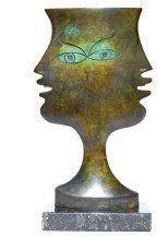COCTEAU « Les cyclades » Bronze (haut : 23 cm)