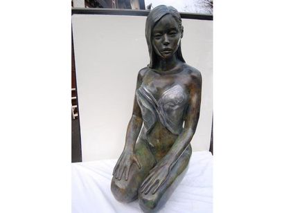 null DELAIGUE Annabelle "Charmant murmure " Bronze H:94cm