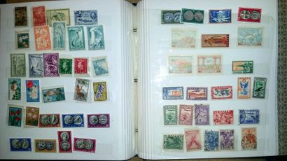 null 2 classeurs °/*/** timbres Grande-Bretagne à partir de 1848 Grèce classique...