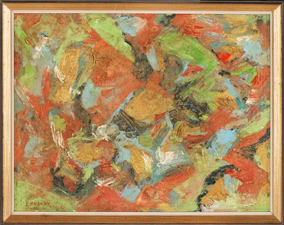 Andre Lanskoy (1902-1976) Andre Lanskoy (1902-1976) ; 
Composition abstraite ; 1947... Gazette Drouot