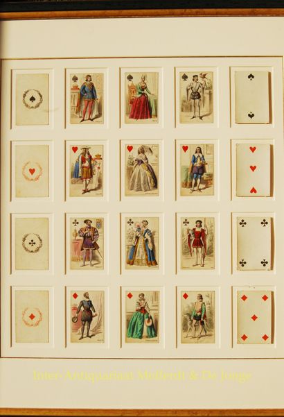 playing cards - Grimaud FRANS COSTUUM KAARTSPEL Staalgravures uitgegeven te Parijs... Gazette Drouot