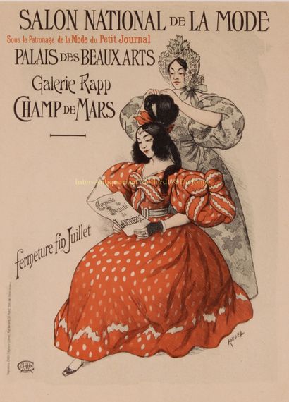 Salon National de la Mode - August Roedel, 1895-1900 “Salon National de la Mode”,... Gazette Drouot
