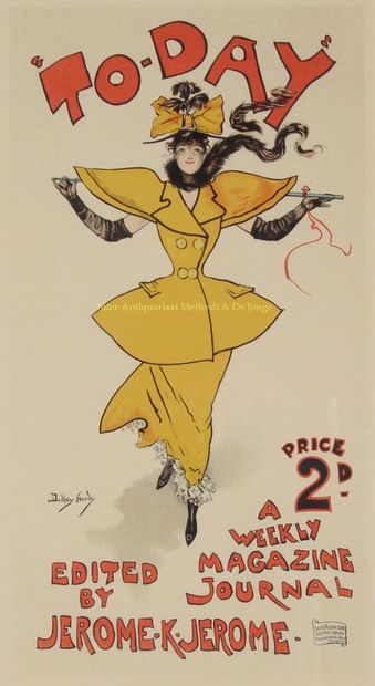 To-Day - Dudley Hardey, 1895-1900 “To-day”, colour lithograph by Dudley Hardey, published... Gazette Drouot