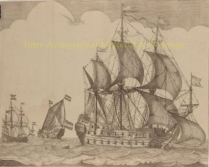 Oost-Indië vaarder - Johannes van Keulen I, Anthonie de Winter, 1680 Oost-Indië vaarder... Gazette Drouot