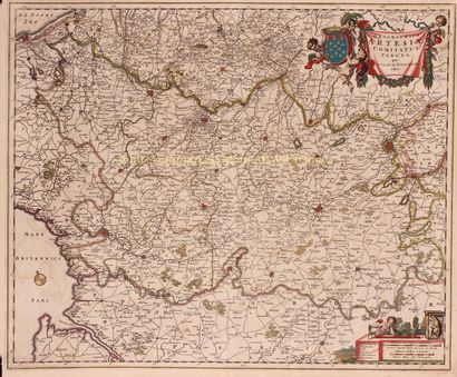 Artois - Nicolaes Visscher, 1656-1677 GRAAFSCHAP ARTESIË (ARTOIS) “Geographica Artesiae... Gazette Drouot