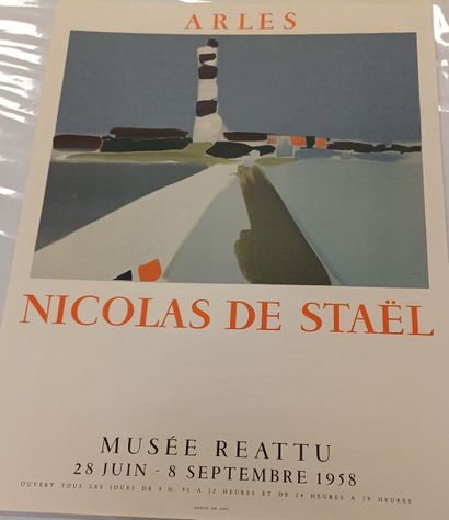 Nicolas de Staël Affiche Nicolas de Staël
Arles 1958
67 x 51,5 cm Gazette Drouot