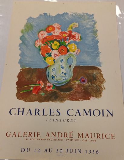 Charles Camoin Affiche Charles Camoin
Galerie André Maurice 1956
67 x 46 cm Gazette Drouot