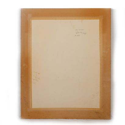 null Chu TEH-CHUN (1920-2014) 
N°299 
Acrylique sur papier 
Signée, datée et située...