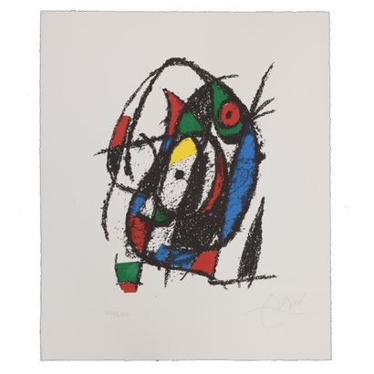 null After Joan MIRÓ 
Abstract compositions, 1975
Series of 11 lithographs in color...