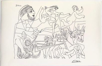 null After Pablo PICASSO 
Composition - 11.4.68.VI 
Lithograph on paper 
Mentioned...
