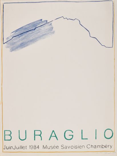 null Pierre BURAGLIO, d'après 
Mer
Deux impressions offset sur papier 
Signées, datées...