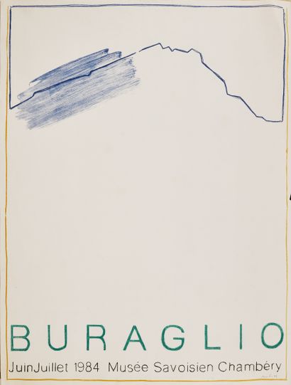 null Pierre BURAGLIO, d'après 
Mer
Deux impressions offset sur papier 
Signées, datées...
