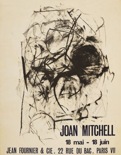null Joan MITCHELL, d'après 
Affiche d’exposition de la Galerie Jean Fournier
Impression...