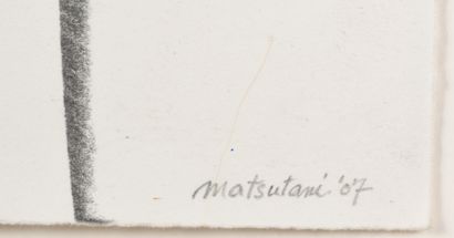 null Takesada MATSUTANI (Né en 1937)
Composition
Technique mixte sur papier 
Signée...