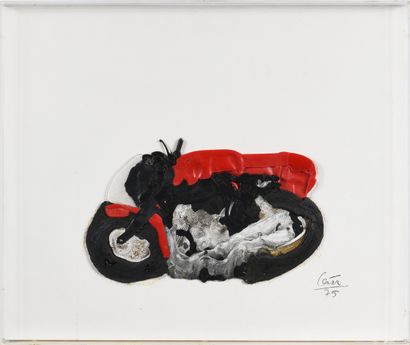 null CÉSAR (Français - 1921 - 1998)
Compression de motos, 1975
Jouets en plastique...