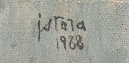 null Jean-Pierre STORA (1933-1996)
Agora, 1988
Huile sur toile, signée et datée en...