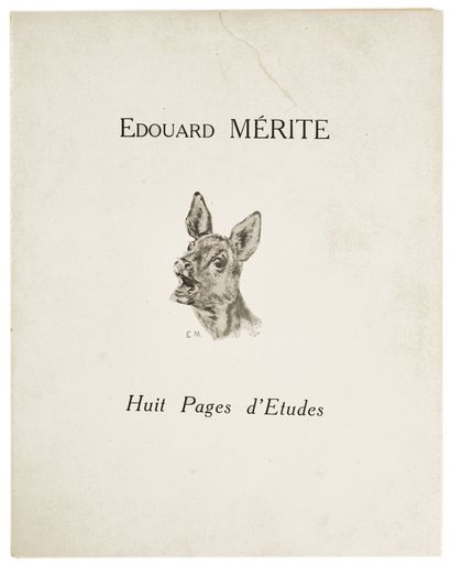 null Édouard Paul MERITE (1867-1941) 
Huit pages d'étude 
Reproductions en couleur...