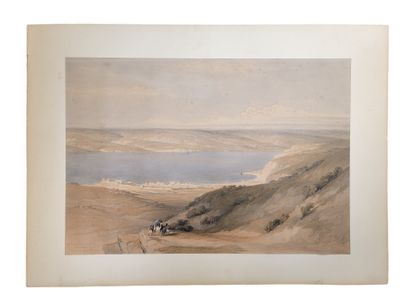 null David ROBERTS (1796-1864) d'après
Vues orientalistes dont "Sea of Galilea or...