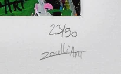 null ZOULLIART (1996 - )
Lion 
Lithographie 
Signée "Zoulliart" et numérotée "23/50"...
