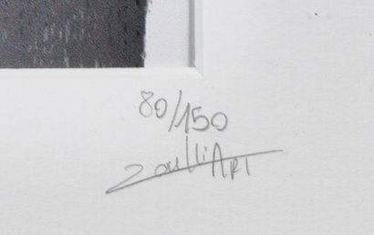null ZOULLIART (1996 - )
Mohamed Ali
Lithographie 
Signée "Zoulliart" et numérotée...