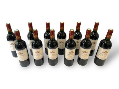 null 1 CBO, 12 bouteilles, Pauillac, Les Forts de Latour (second vin du Château Latour),...
