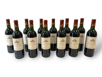 null 1 CBO, 12 bouteilles, Pauillac, Les Forts de Latour (second vin du Château Latour),...