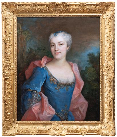 Henri Millot Portrait de Louise Dorothée von Hoffman
Signé « h. millot » et daté... Gazette Drouot
