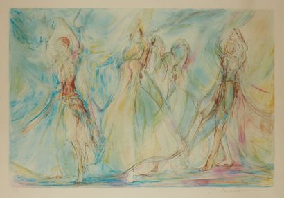 P. Cerubod (?) P. Cerubod (?) 
Dancers 
Lithograph signed lower right and numbered...