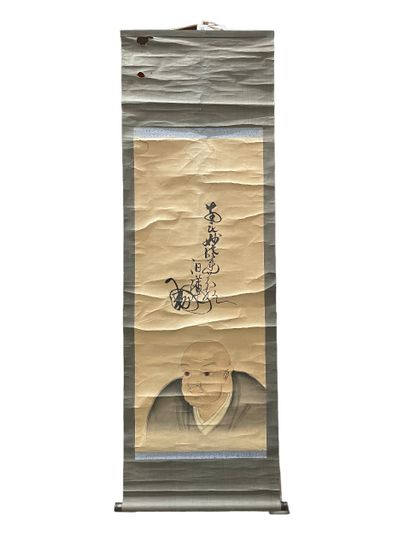 null Two Kakejiku
Japan, 20th century
One depicts a portrait with an inscription,...