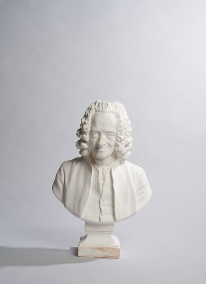 Buste de Voltaire (réduction) Atelier GUERRINI, d'après Jean-Antoine HOUDON (1741-1828)
Buste... Gazette Drouot