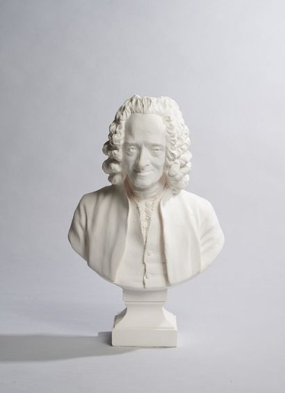 Buste de Voltaire (réduction) Atelier GUERRINI, d'après Jean-Antoine HOUDON (1741-1828)
Buste... Gazette Drouot