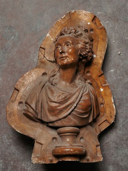 La Comtesse de Sabran, de face Atelier de moulage du Musée de sculpture comparée... Gazette Drouot
