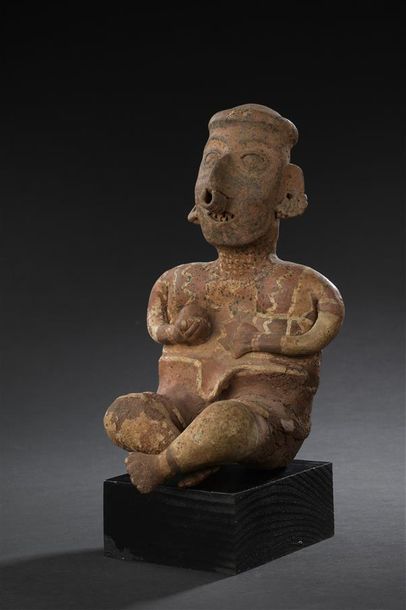 null Homme assis
Céramique Culture Nayarit, Ixtlan del Rio, Mexique occidental, protoclassique,...