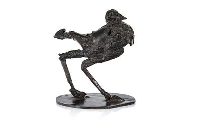 César (1921-1998) Pigeon, 1957/1972 Épreuve en bronze à patine brune foncée, signée,...